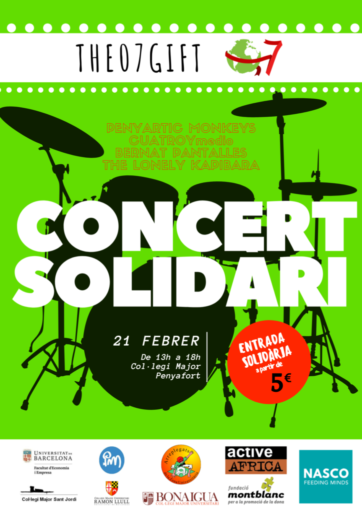 Cartell promocional 1er Concert Solidari The07gift